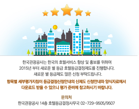 韩国将实行星级酒店评价标准 告别“木槿花”评级时代（图）