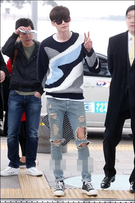 韩男星街拍私服大比拼 李敏镐EXO崔始源谁是时尚王？【组图】