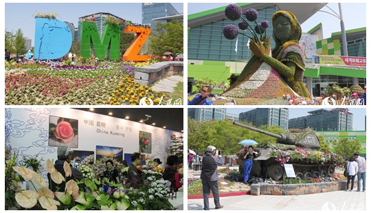 韩国高阳举办国际花卉博览会 亿朵鲜花齐聚盛宴
