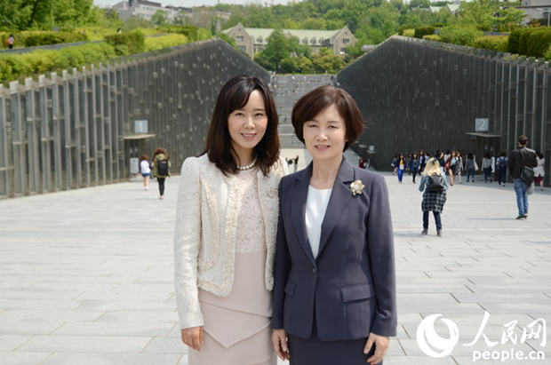 走进韩国第一所女子大学--专访梨花女大校长崔