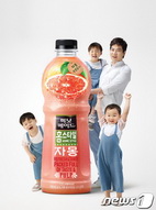 韩"国民三胞胎"拍广告