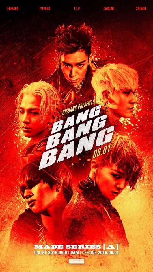 bigbang新曲6月公开 海报中变身烈焰战士（图）