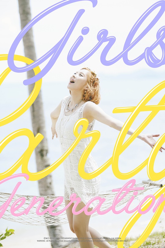 少女时代宣传照公开 Tiffany秀美背秀英头戴花环似花仙子【组图】
