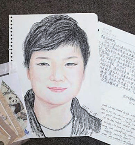 韩媒：朴槿惠网上公开中国青年来信 信中被赞偶像（图）