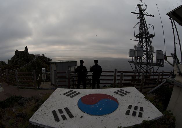 韩媒记者拍摄独岛迎接光复70周年【高清组图】 