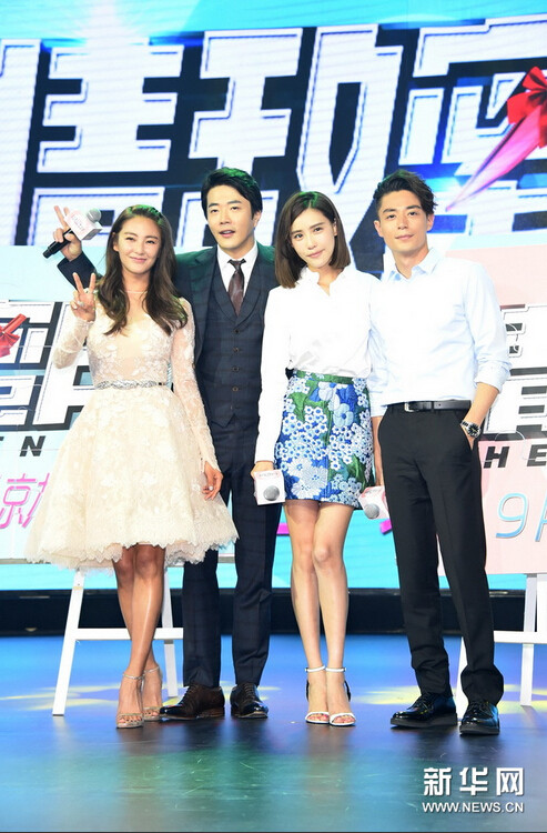 权相佑“公主抱”吓跑霍建华 《情敌蜜月》举行首映礼【组图】