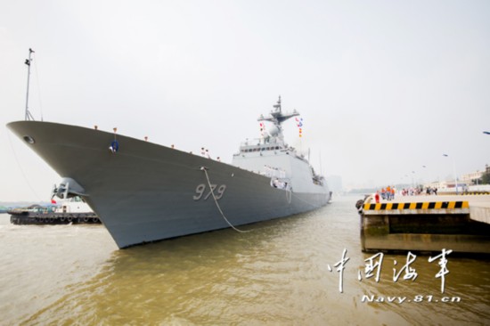  韩国海军舰艇编队访问上海 与中方举行联演【组图】