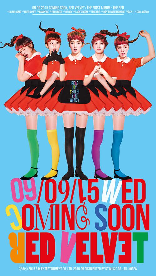 Red Velvet9日发布首张正规专辑【组图】