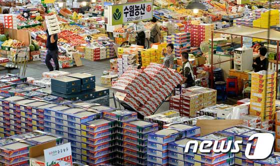 中秋将至 韩国商家备货忙【组图】