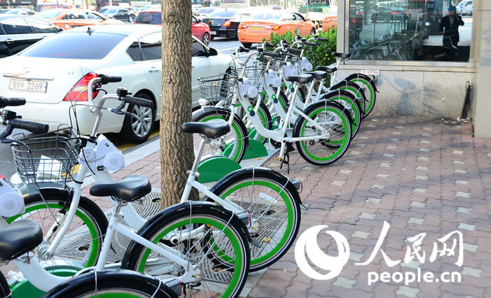 “丁零零”成出行新方式 首尔推出公共自行车服务【组图】