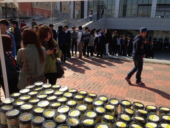 韩国特有考试文化 考试零食一起来