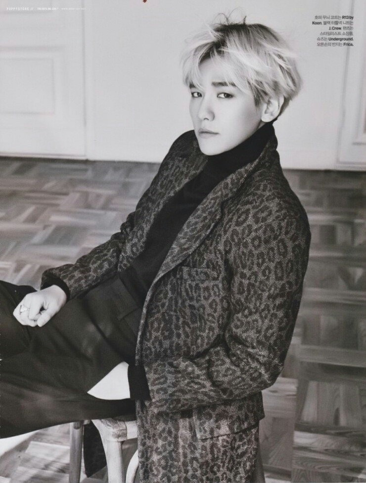 exo伯贤拍个人写真展高冷魅力 自曝常向队友倾诉心里话【组图】