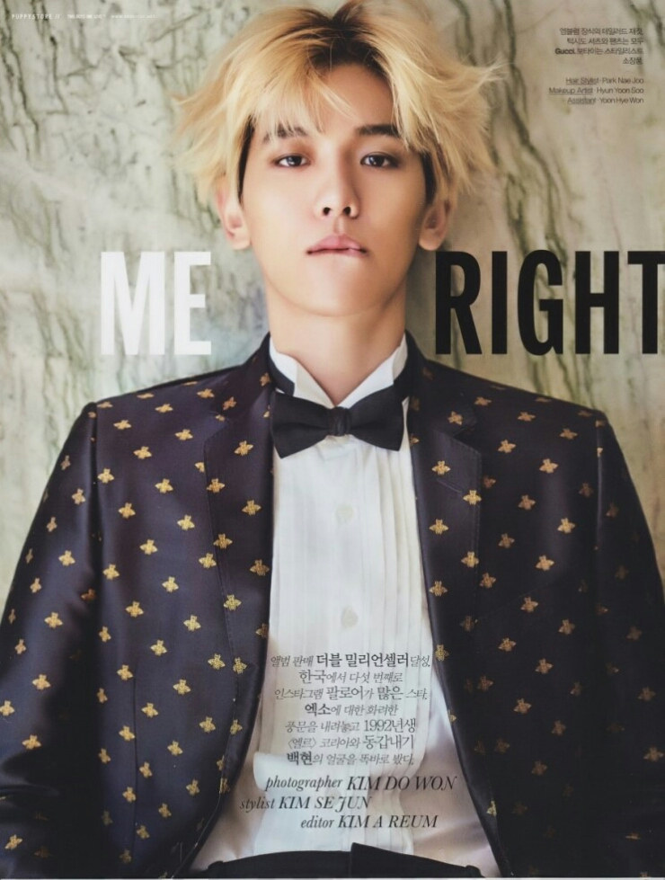 exo伯贤拍个人写真展高冷魅力 自曝常向队友倾诉心里话【组图】