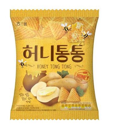 资料图片：韩国蜂蜜黄油味零食走俏。