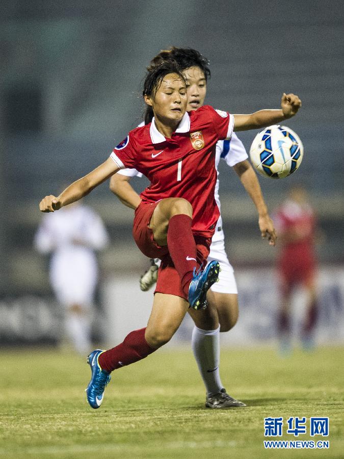 亚足联U16女足锦标赛：中国平韩国【高清组图】