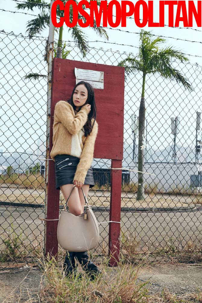 f(x)宋茜香港写真 女人味十足演绎冬季时尚【组图】