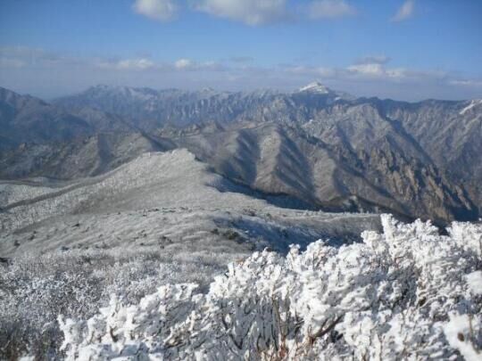 江原道雪岳山雪景
