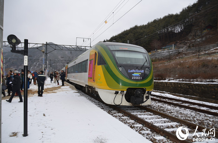 火车旅行是当下韩国最热门的一种出行方式。 李美林 摄