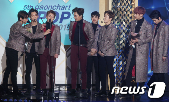 “Gaon Chart K-POP ”颁奖典礼汇总 bigbang成为五冠王【组图】
