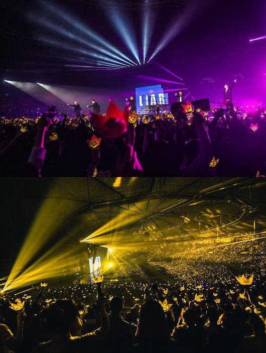 Bigbang世界巡演落下帷幕 权志龙等卖力表演现场气氛火爆【组图】