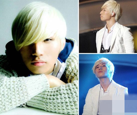 bigbang权志龙吴亦凡EXO金希澈 盘点hold住银发的中韩明星【组图】
