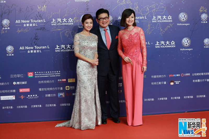 华鼎奖红毯众星云集 圭贤f(x)尹恩惠林心如许晴亮相【组图】
