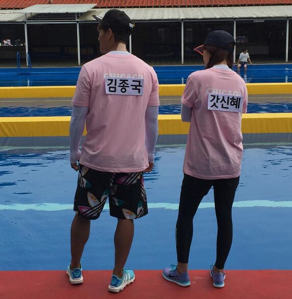 朴信惠录制《running man》现场照公开 该期节目本周播出【组图】