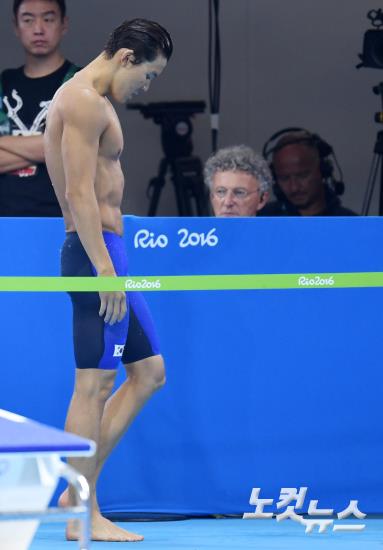 【里约奥运】韩国游泳名将朴泰桓100米自预赛黯然出局 难掩失落