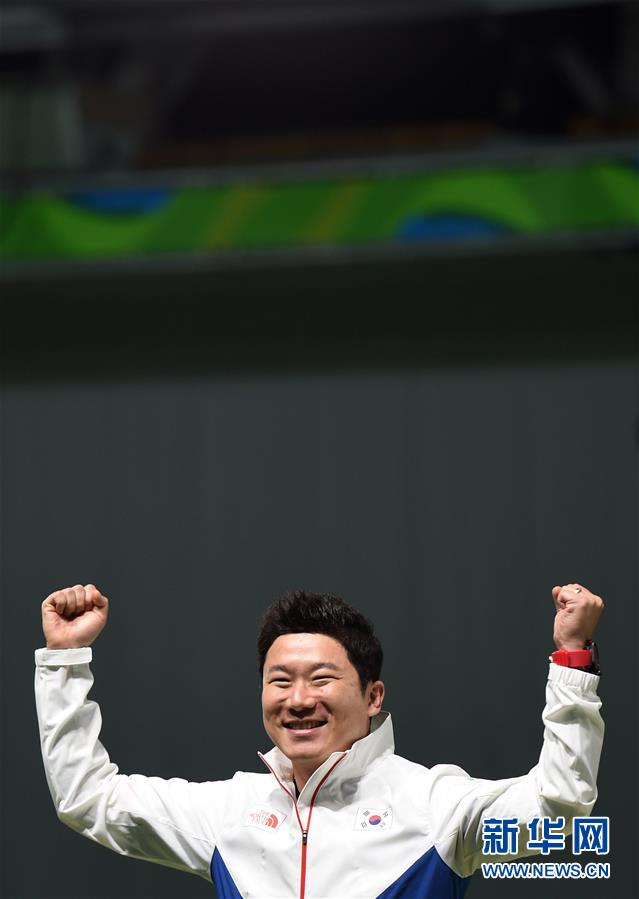 【里约奥运】男子50米手枪：韩国选手秦钟午夺冠