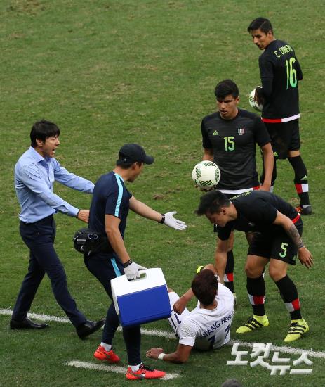 【里约奥运】韩国男足战胜墨西哥挺进8强 “太极虎”欲续写伦敦奥运会辉煌