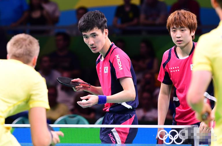 【里约奥运】乒乓球男团四分之一决赛--韩国队