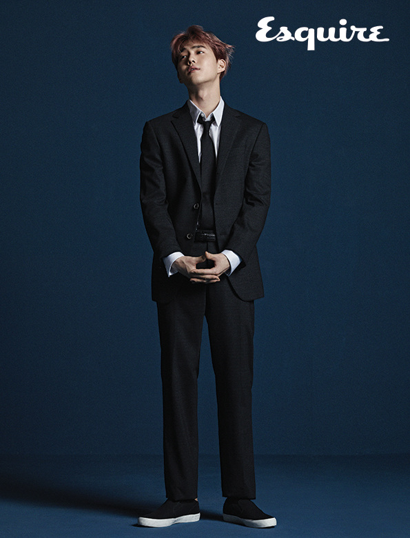 EXO队长suho拍个人写真 穿西装散发成熟男性魅力【组图】