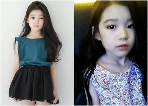 韩国8岁女孩被称最美女童！撞脸《步步惊心:丽》IU和全智贤（组图）