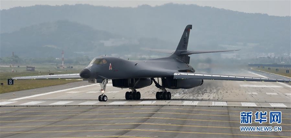 美军B-1B轰炸机再次进入朝鲜半岛空域（图）