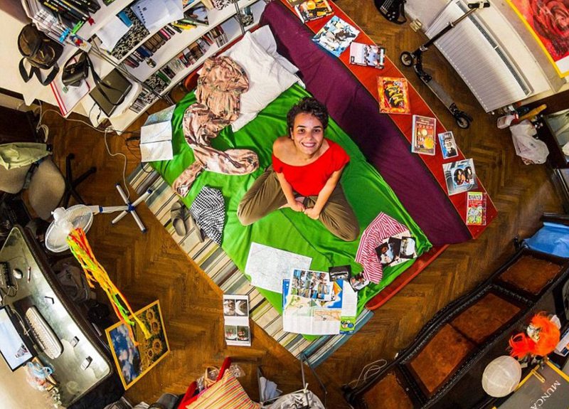 南非摄影师花6年拍摄世界卧室俯瞰图（组图）