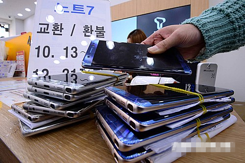 三星为韩国用户退换Note7 Galaxy S7成“最火”替代机型【组图】 