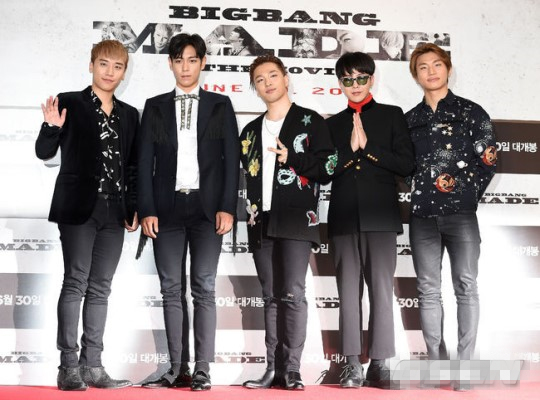 Bigbang新曲MV拍摄结束 新专辑有望于今年推出【组图】