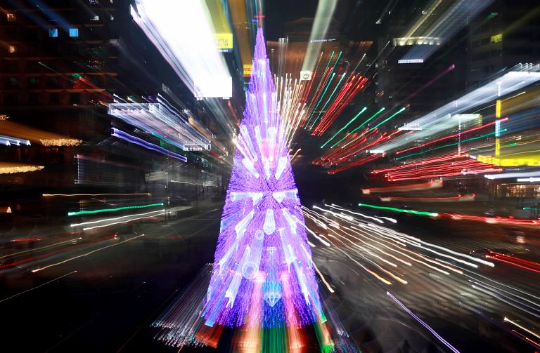 韓國首爾聖誕樹“亮燈” 營造濃厚節日氛圍【組圖】【3】