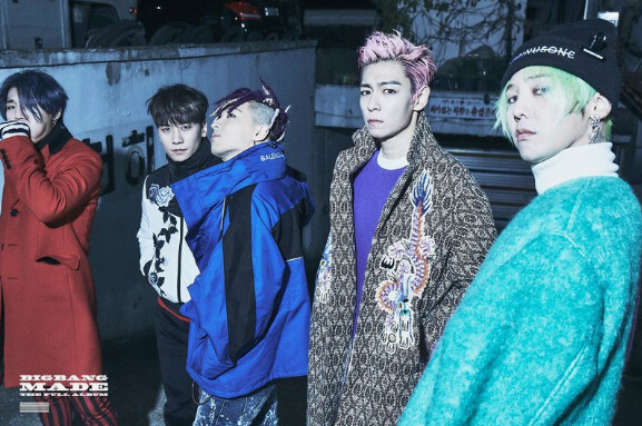 Bigbang 五人五色演繹繽紛寒冬。