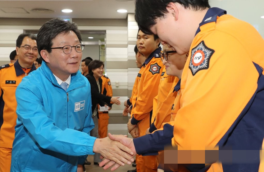 17日，劉承旼訪問首爾綜合防災中心。