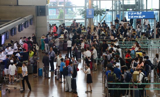 韓國進入夏季休假期 仁川機場迎出境游高峰【組圖】【5】