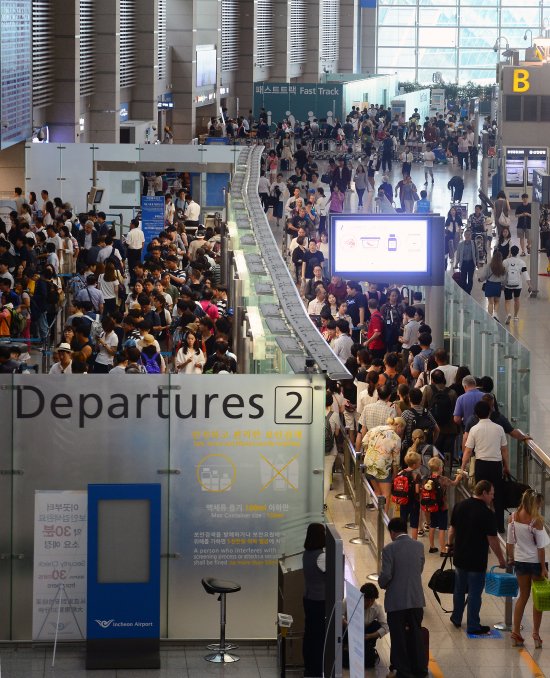 韓國進入夏季休假期 仁川機場迎出境游高峰【組圖】【4】