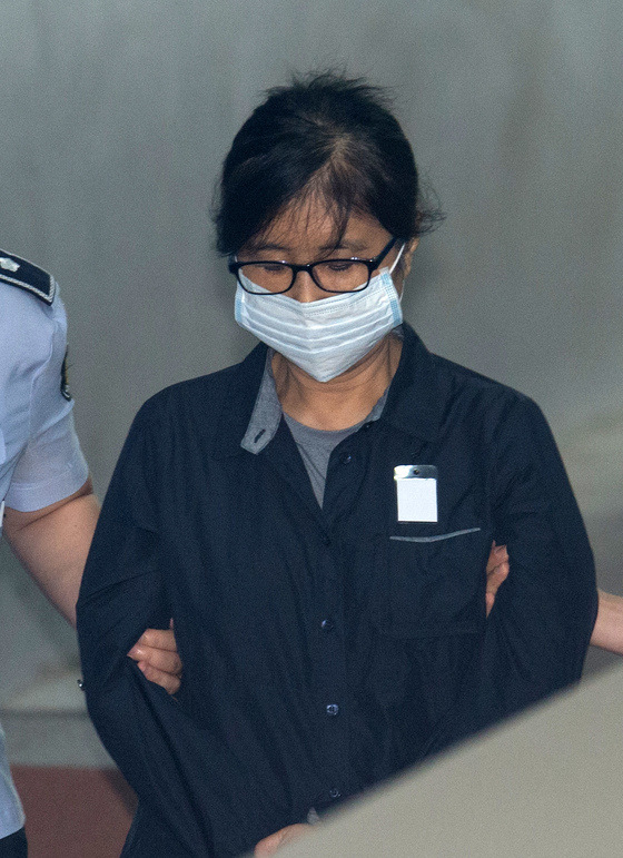 “親信門”主角崔順實7月25日再出庭受審。