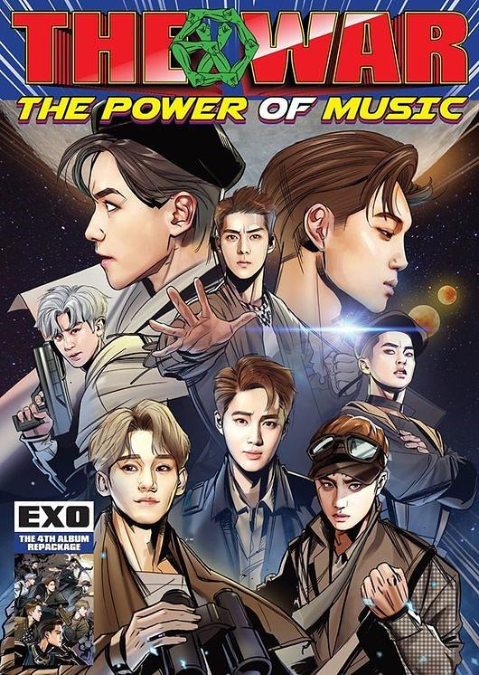 實力認証！ EXO新曲《Power》問鼎四大音源榜榜首（圖）