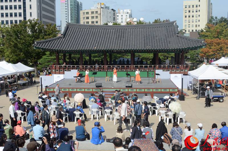 韓國南山谷韓屋村韓國傳統民俗文化體驗現場 周軒攝
