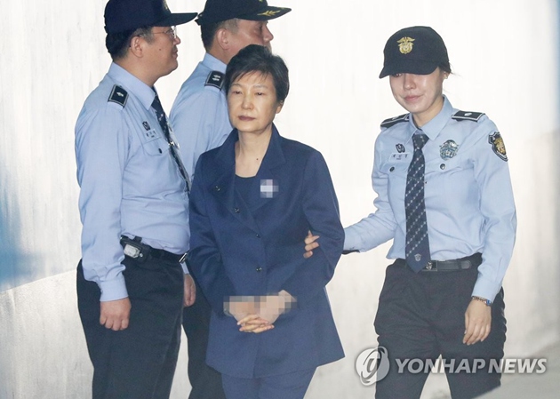 朴槿惠被法院延長拘留6個月。 圖片來源：韓聯社