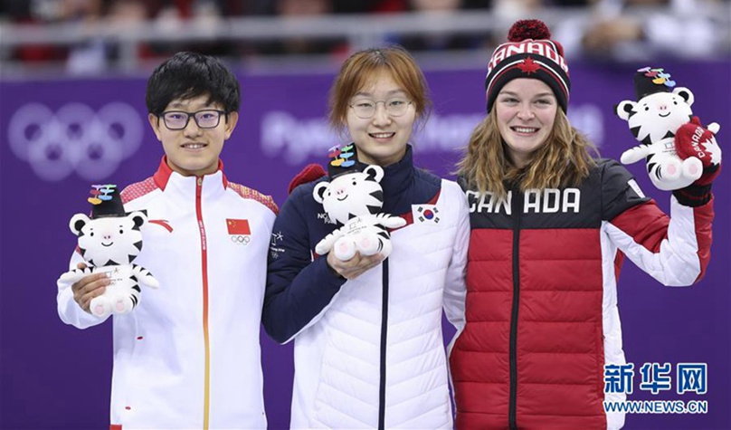 平昌冬奧會短道速滑女子1500米：韓國選手崔敏靜奪冠