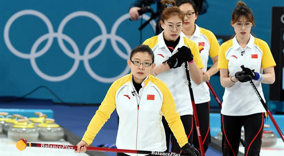 冬奧會女子冰壺循環賽中國隊名列第五