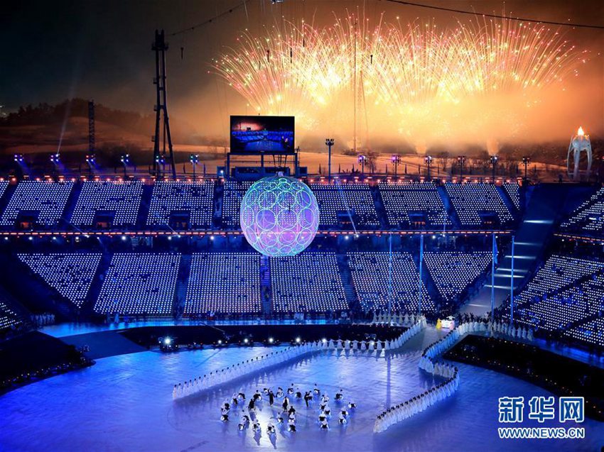 3月9日，第12屆冬季殘奧會開幕式在平昌奧林匹克體育場舉行。新華社記者王婧嬙攝