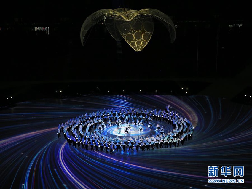 3月9日，第12屆冬季殘奧會開幕式在平昌奧林匹克體育場舉行。新華社記者王婧嬙攝